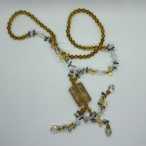 AMBER STONE NECKLACE